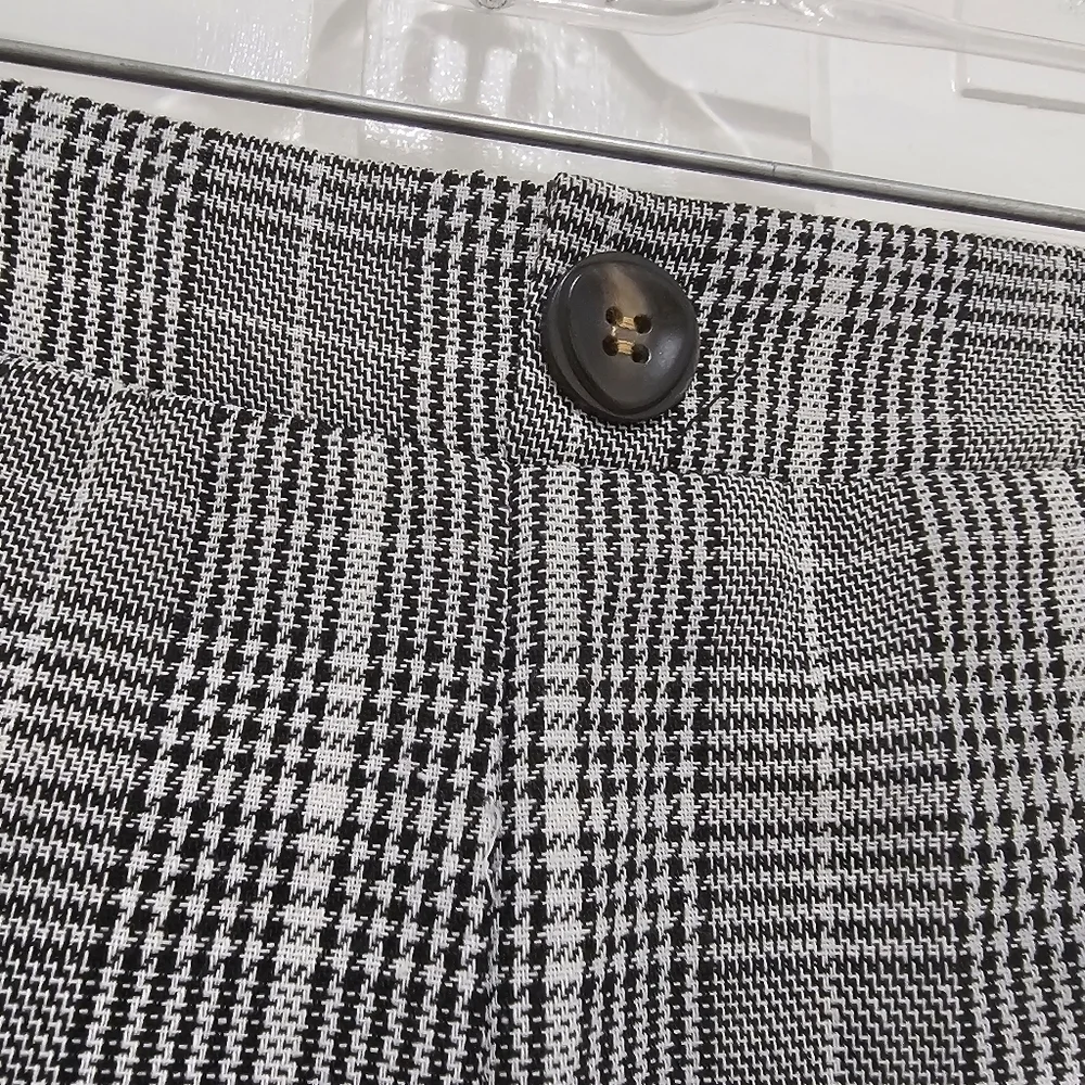 SHEIN Kids FANZEY Boys Bow Front Shirt & Plaid Print Shorts Size 10Y